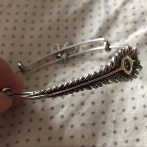 Alex and Ani feather bangle
